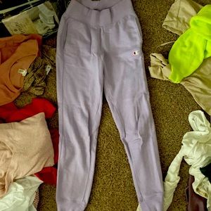 Light purple Lavender champion sweatpants